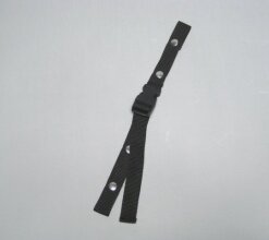 back strap SLM Deluxe Nr. 2 XL - textile band, black