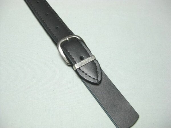 backs trap SLM for shoulder strap systems - leather, black