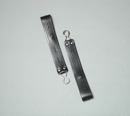 back strap IT721 Deluxe - leather, black