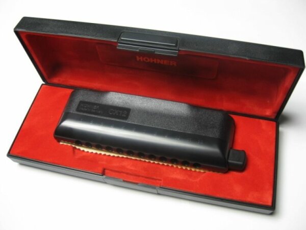 Harmonica Hohner CX-12 Schwarz - C