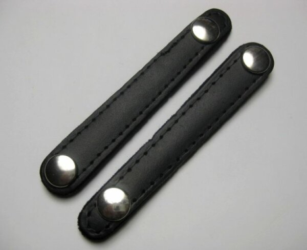LoveinDIY Length 13cm/14cm Bellows Straps/Accordion Bellows Straps 10cm Leather Black 
