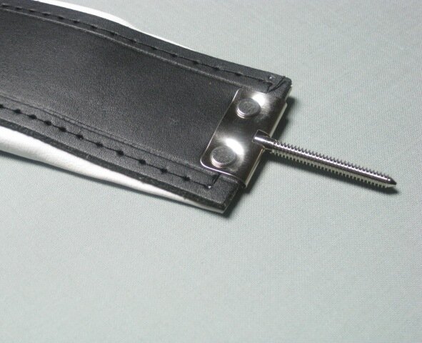 bass strap w. screw120 bass - SLM103/S black/white 5.5 cm