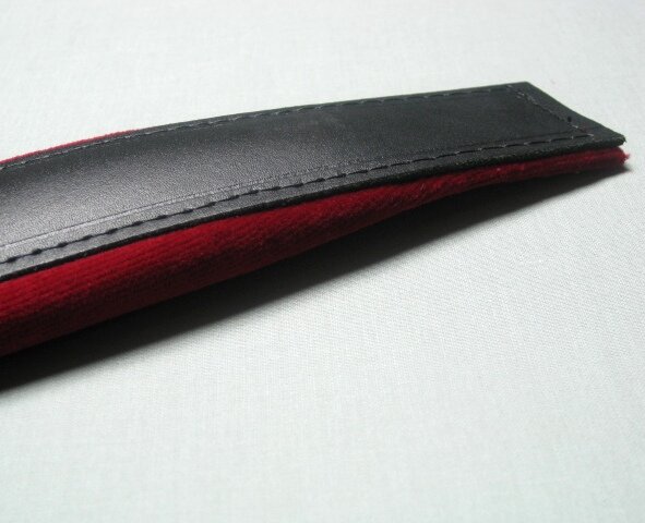 Bassriemen 120 Bass - SLM712 Schaumstoffpolsterung Weinrot 4,5 cm