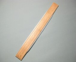 Courroie 60 basses - SLM155 cuir naturelle 4,5 cm