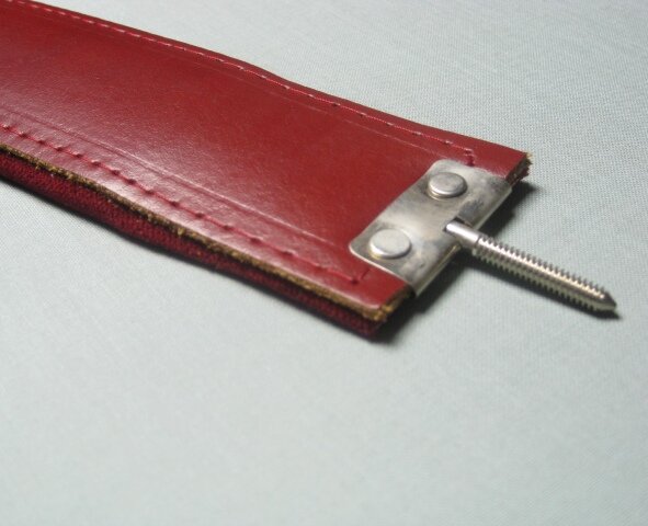 bass strap w. spindle 72 bass - SLM102/S wine red 5.5 cm