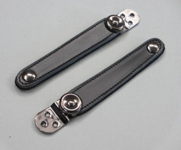 bellow strap Fuselli black/black chrome-plated - 130 mm