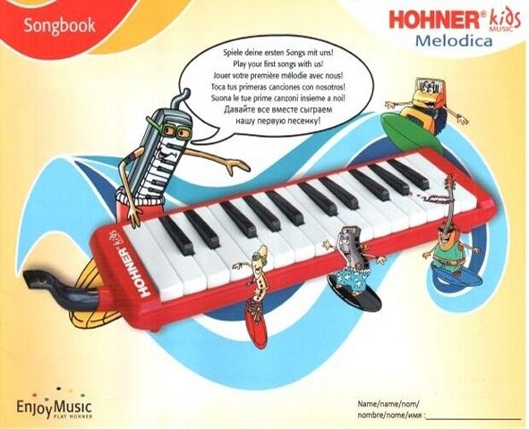 Melodica Hohner Kids red + Songbook