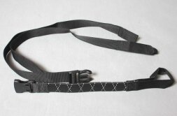 1 lashing strap for accordion trolleys black - ROK STRAPS