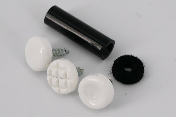 Bass button white for Weltmeister-accordions