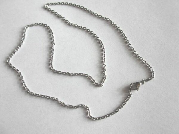 anchor necklace 42 cm - stainless steel