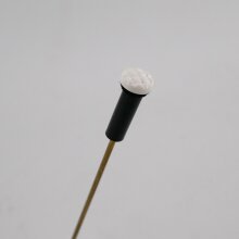 bass button white with brass wire for Weltmeister-accordions