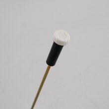 bass button white with brass wire for Weltmeister-accordions