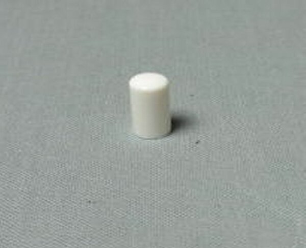 Bass button white with slot hole for Weltmeister-accordions