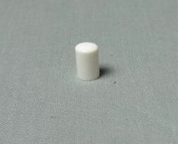 Bass button white with slot hole for Weltmeister-accordions