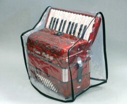 Couverture pour accordéons transparent différentes tailles