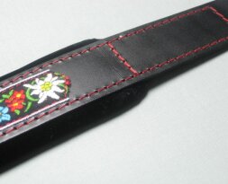 bass strap 48 bass - IT713 Folklore 5 cm Black