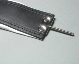 Bassriemen 96 Bass - SLM103/S 2-farbig 5 cm schwarz/weiß