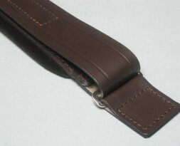 Courroie harmonica - IT323/b Velcro noir 40-45 cm