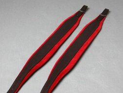 accordion shoulder strap 120 bass - IT302/A brown/red