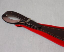 accordion shoulder strap 120 bass - IT302/A brown/red