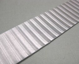 Balgstreifen / Kaliko 100 x 2,4 cm weiß