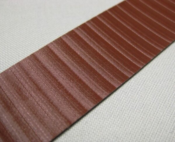 bellow strip/ calico black 100 x 2.4 cm brown