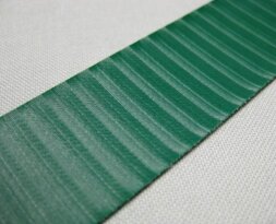Bande de soufflet/ calicot noir 100 x 2,4 cm grün