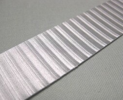 Bande de soufflet/ calicot noir 100 x 2,4 cm grün