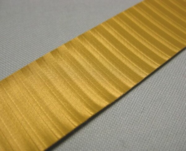 Balgstreifen / Kaliko 100 x 2,4 cm gold