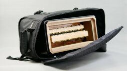 Housse accordéon 120 basses - TECH051/01 touches, divisible noir jusquà 45 touches