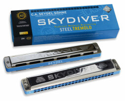 Mundharmonika Seydel Skydiver Steel Tremolo -...