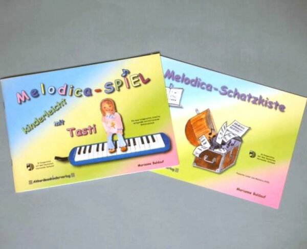 carnet "Melodicaschule Melodica-Spiel kinderleicht" +carnet de chants " Schatzkiste"
