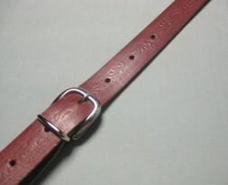 accordion shoulder strap 72 Bass - SLM015 embossing Brick Red