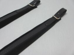 accordion shoulder strap 72 bass - IT329 leather padding velvet