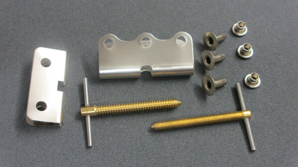 Spindle with plate ( inluding mounting) - for different bass straps including assembly