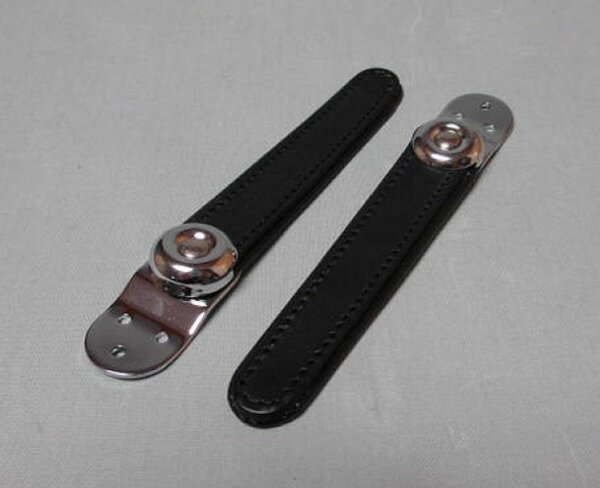 bellow strap IT114 without holes/push-button black 106 - 119 mm