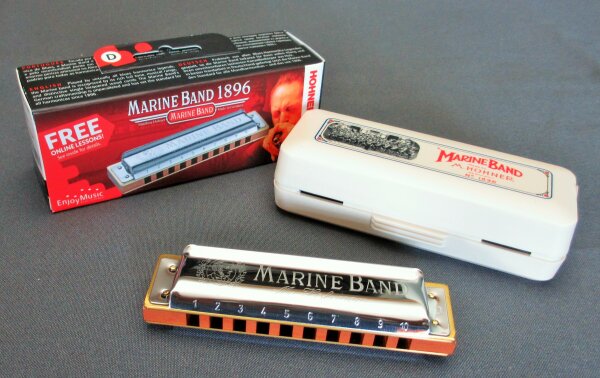Mundharmonika Hohner Marine Band 1896 - verschiedene...