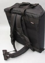 Akkordeonrucksack 96 Bass - TECH075 Schwarz mit Hüftgurt