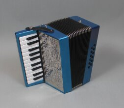 Weltmeister mini children`s accordion, blue