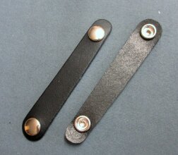 bellow strap SLM909 black - 100 mm without lining