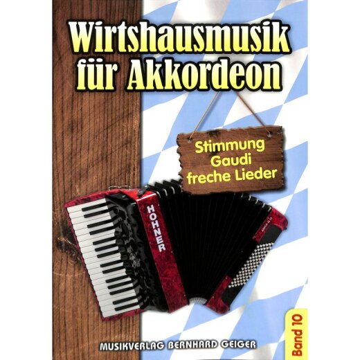 Wirtshausmusik für Akkordeon Band 10