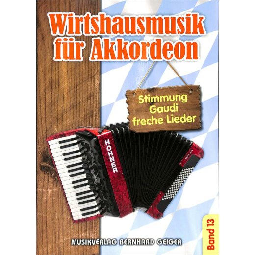 Wirtshausmusik für Akkordeon Band 13