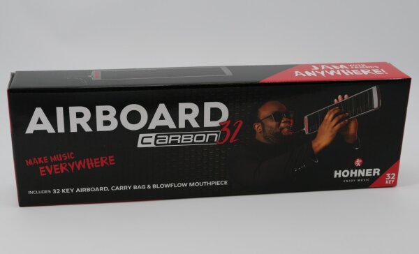 Melodica Hohner Airboard Carbon schwarz/rot