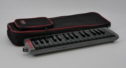 Melodica Hohner Airboard Carbon noir/rouge