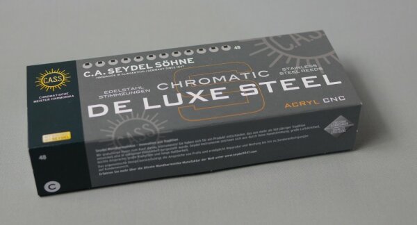 Mundharmonika Seydel Chromatic De Luxe Steel 48 - C