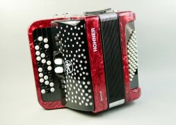 Hohner Nova II 48, B-System, red