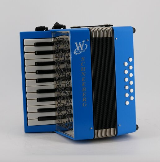 Weltmeister mini children`s accordion, blue